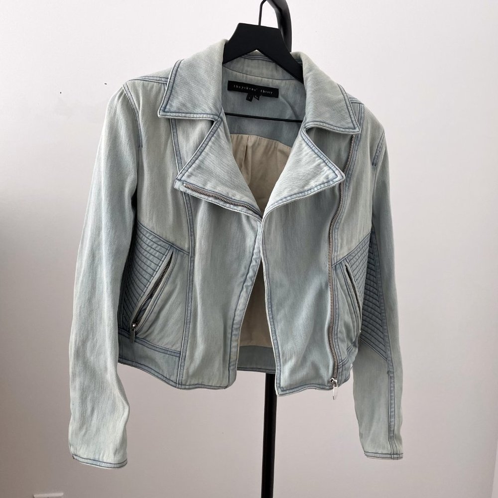 Theyskens’ Theory Denim Biker Jacket